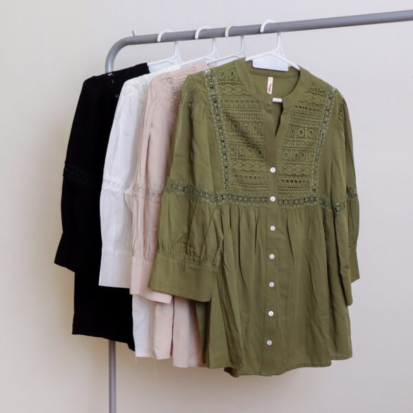 Camisa Broderie BL2306