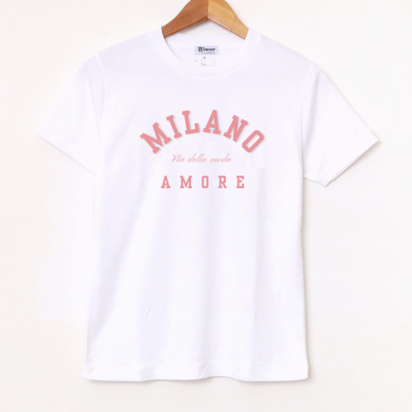 Remera Básica Estampada "Milano Amore" BL805