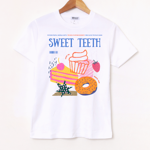 Remera Básica Estampada "Sweet Teeth!"BL808