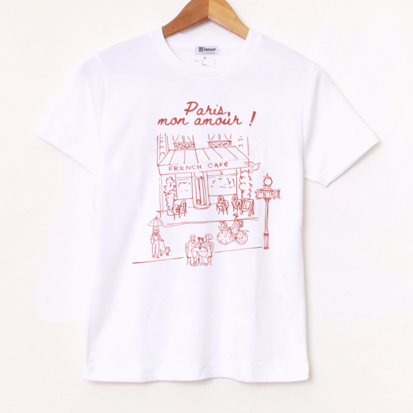 Remera Básica Estampada "París: Mon Amour" BL806