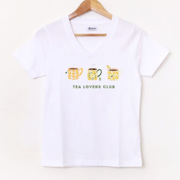 Remera Básica Estampada «Tea Lovers» BL824