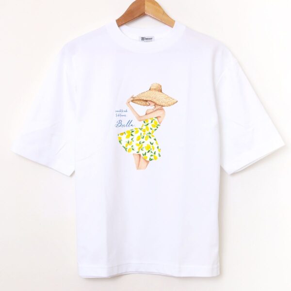 Remera Oversize Estampada «Chica Limones» BL870