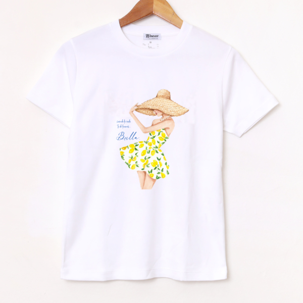 Remera Básica Estampada «Chica Limones» BL833