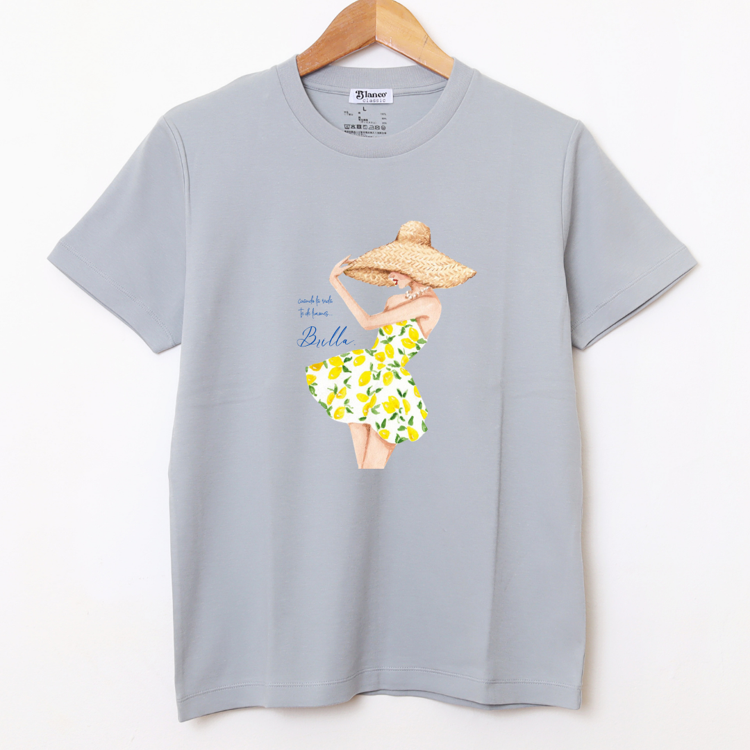 Chica limones cemento