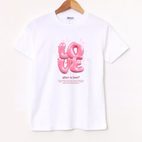 Remera Básica Estampada «Pink Love» BL856