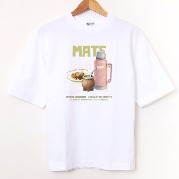 Remera Oversize Estampada «Mate» BL864