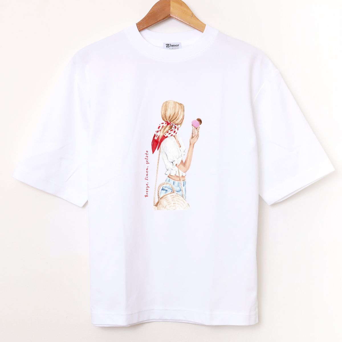 Over Chica gelato blanco