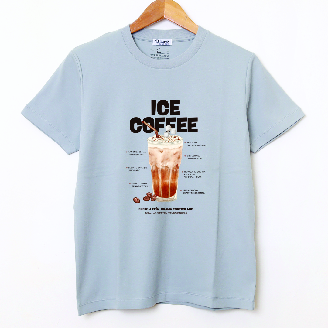 Remera coffe cemento