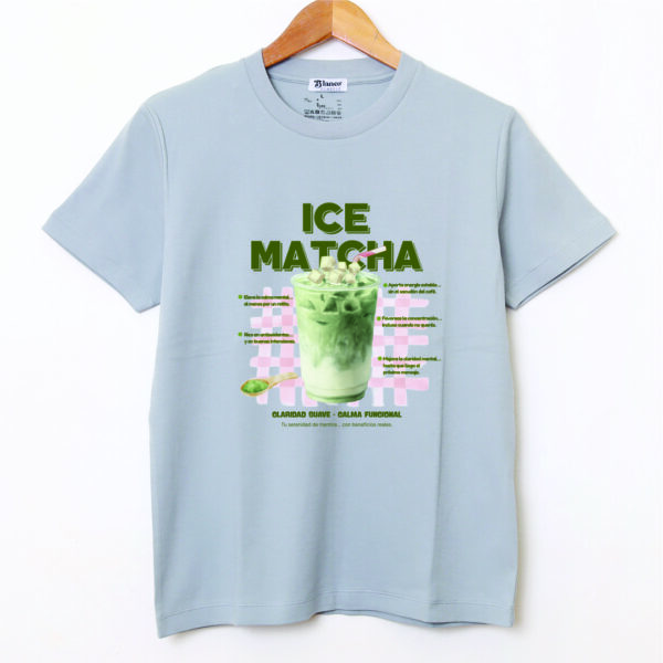Remera Básica Estampada «Ice Matcha» BL858