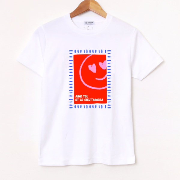 Remera Básica Estampada «Smile» BL854