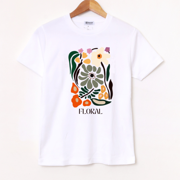 Remera Básica Estampada «Green Flower» BL849