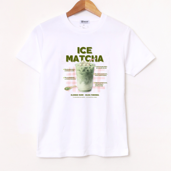 Remera Básica Estampada «Ice Matcha» BL858