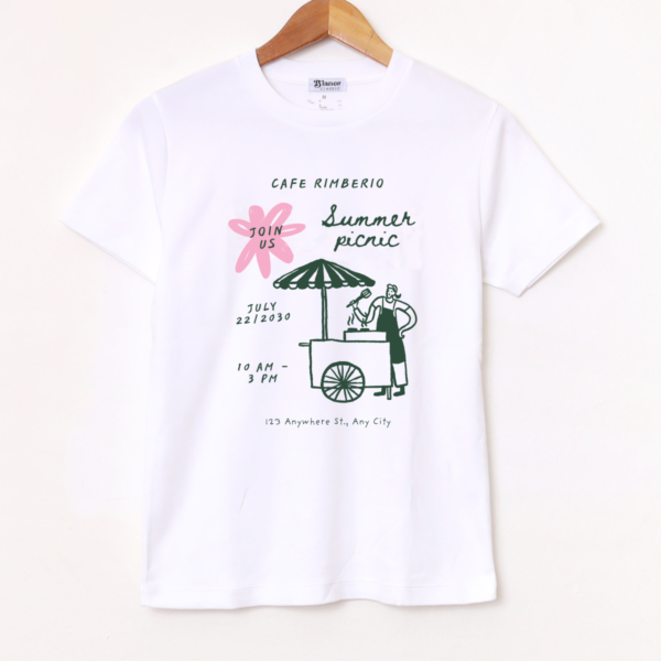 Remera Básica Estampada «Picnic» BL852