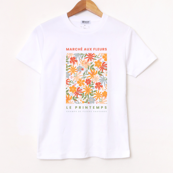 Remera Básica Estampada «Spring Flower» BL845