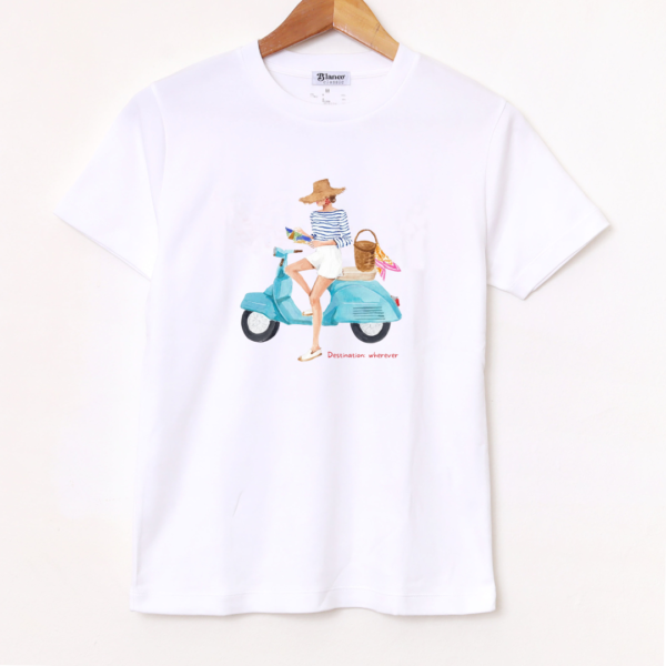 Remera Básica Estampada «Vespa» BL835
