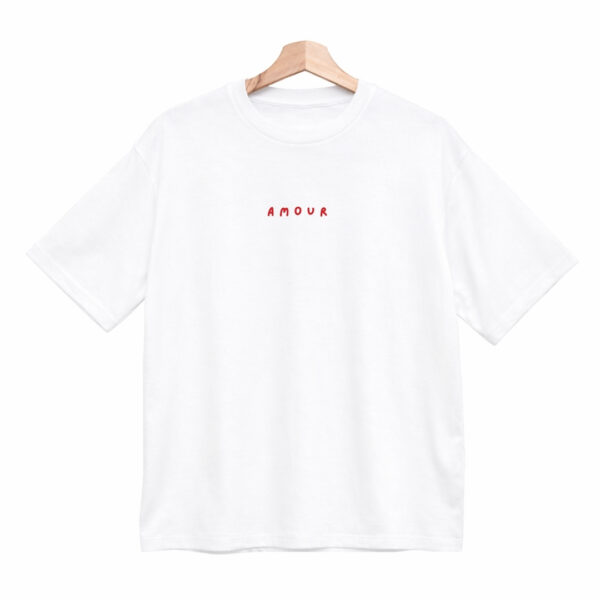 Remera Boxy Estampada «Amour» BL913