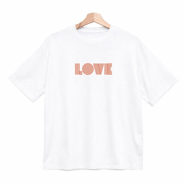 Remera Boxy Estampada «Love» BL917