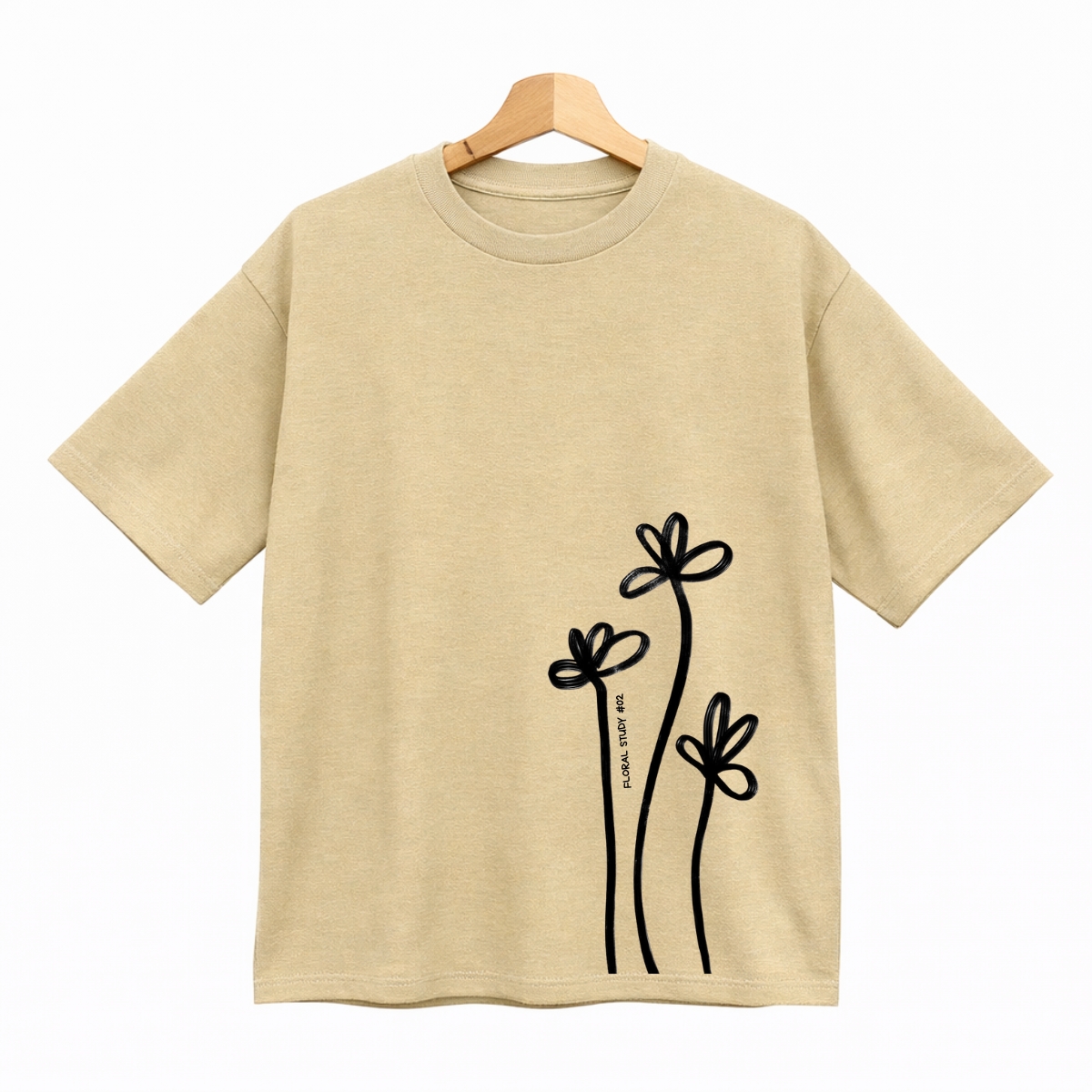 boxy Floral # 02 mostaza