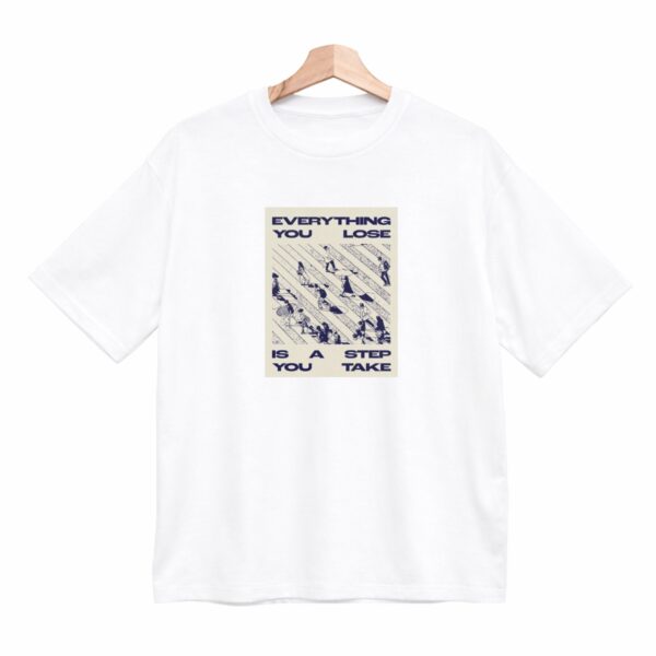 Remera Boxy Estampada «Cada Paso» BL892