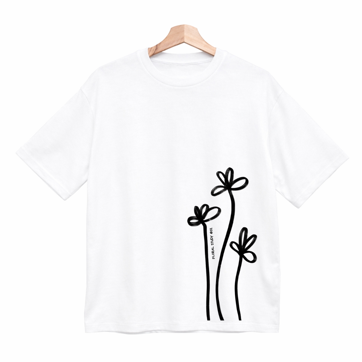 boxy floral #02 blanco