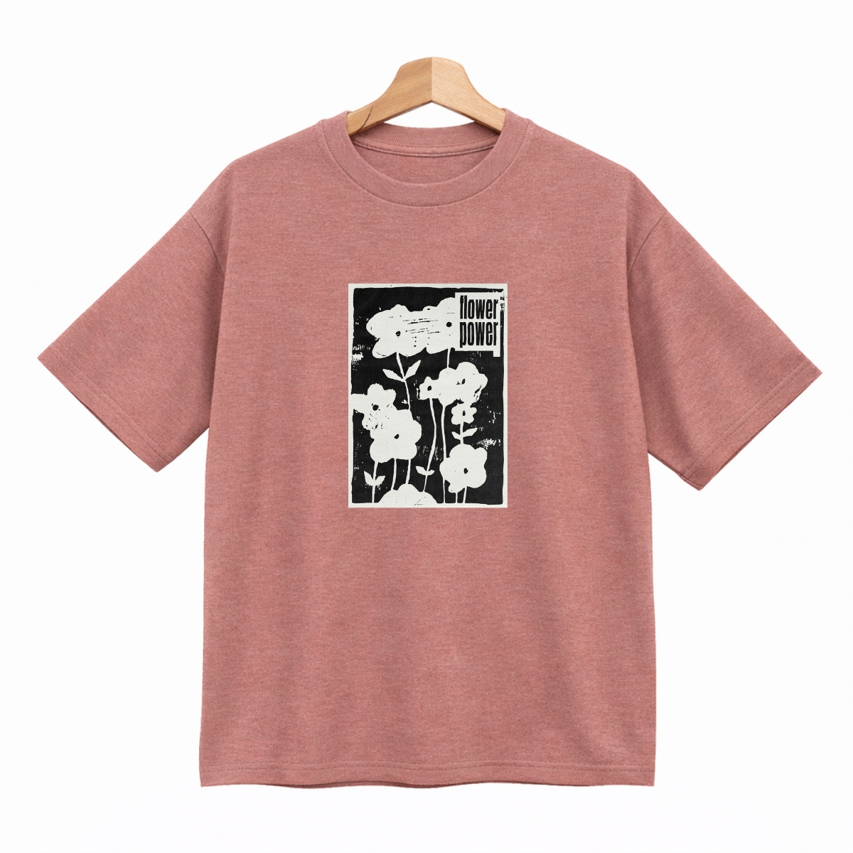 boxy flower power marron