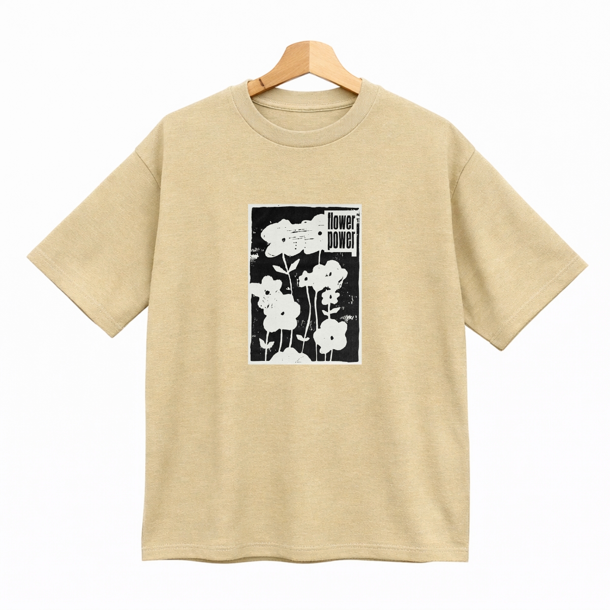 boxy flower power mostaza