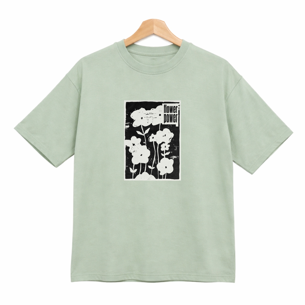 boxy flower power verde