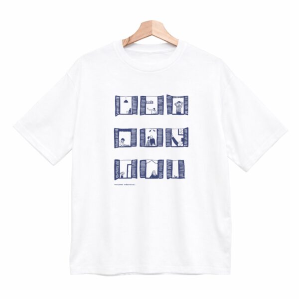 Remera Boxy Estampada «Indiscreta» BL890