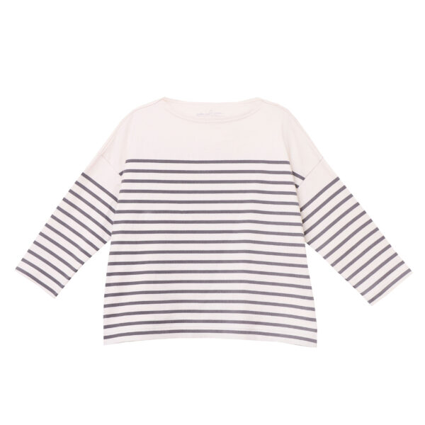 Remera manga larga rayas combinadas BL206