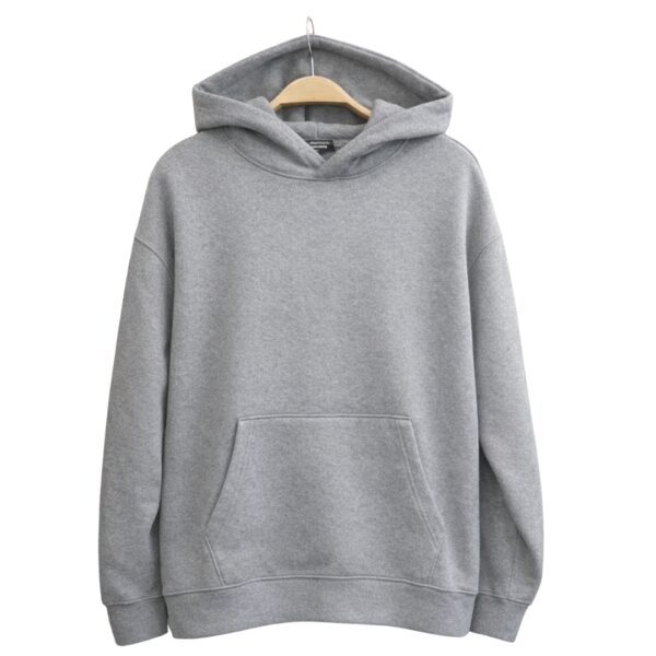 Buzo de algodón rústico oversize con capucha BL228