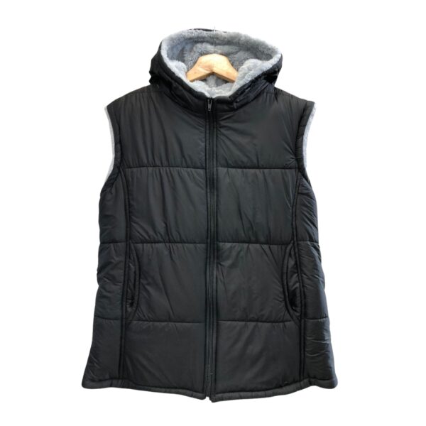 Chaleco puffer con peluche BL08