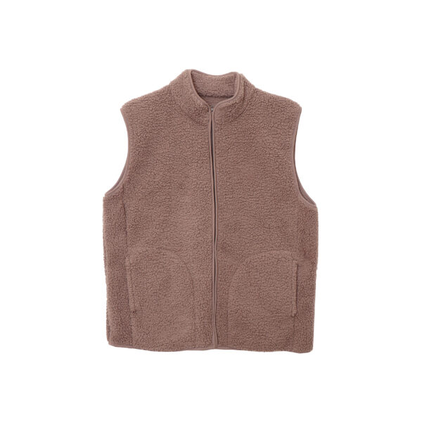 Chaleco teddy con cierre BL232