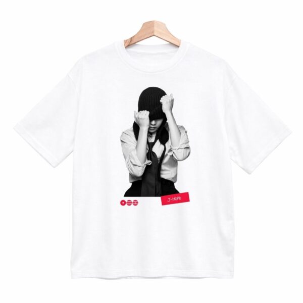 Boxy de algodón estampada BTS J-HOPE BL927