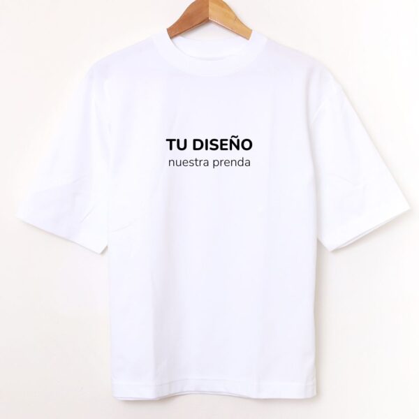 Remera Over size de Algodón Personalizada pack de 10 unidades BL959