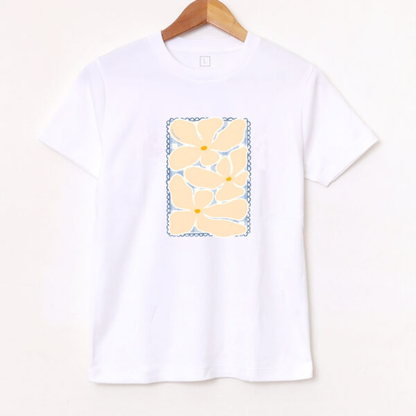Remera Básica «Flor Amarillo» BL982