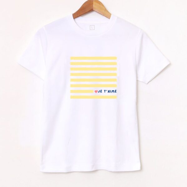 Remera Básica «Je T’aime Rayas» BL979