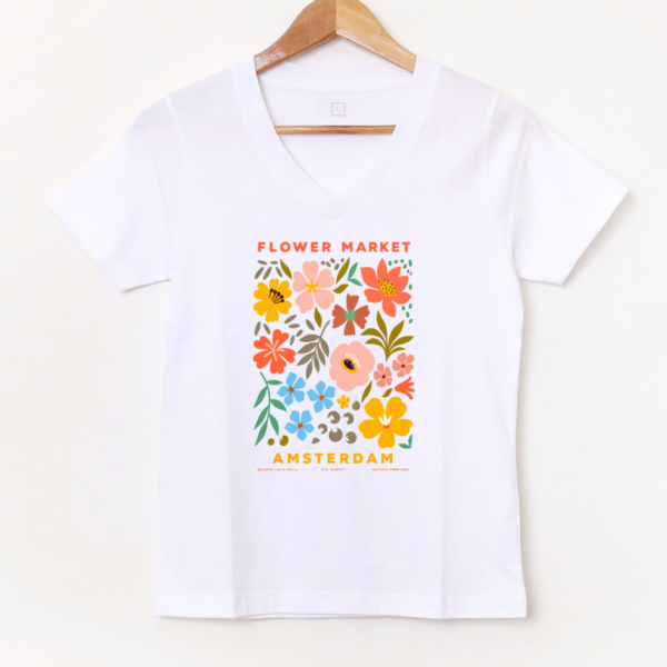 Remera Escote en V «Amsterdam» BL1010