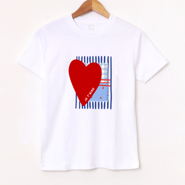Remera Básica «Corazón rojo» BL994