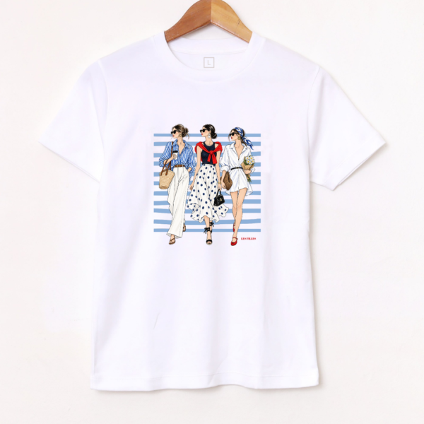 Remera Básica «Tres Chicas» BL997