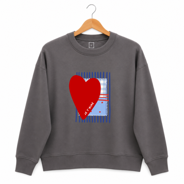 Buzo Clásico Estampado «Corazón rojo»BL2020