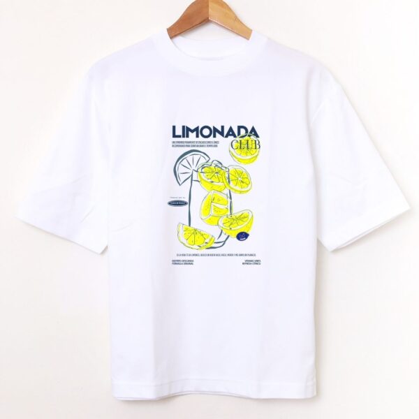 Oversize de algodón estampada «Limonada» BL1036