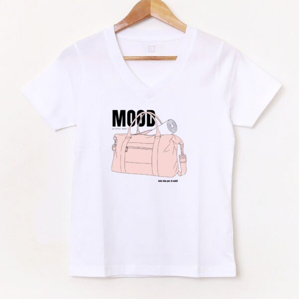 Remera Escote en V «Mood Pilates» BL1028